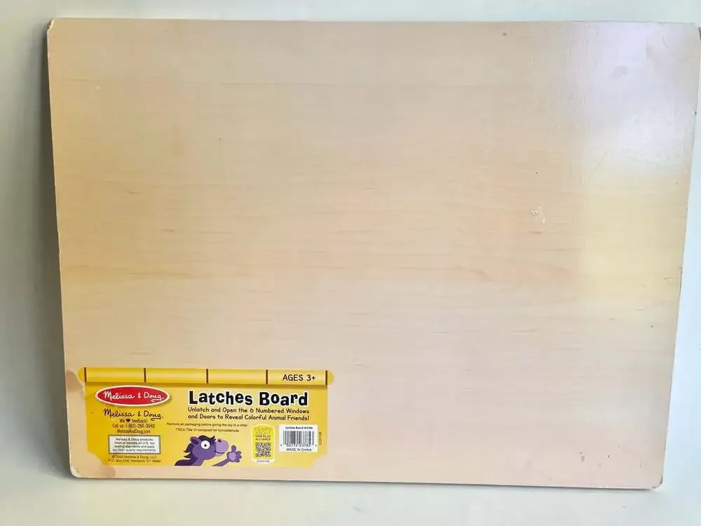 Melissa & Doug Latches Board Wooden Activity Puzzle